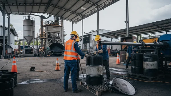QC yang cukup ketat selalu dilakukan di setiap proses produksi pabrik aspal semarang untuk menjaga kualitas aspal yang dihasilkan
